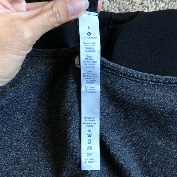 🍋LULULEMON Power Pose tank size 6 - Picture 5 of 6